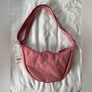 Uniqlo Round Mini shoulder bag in Pink